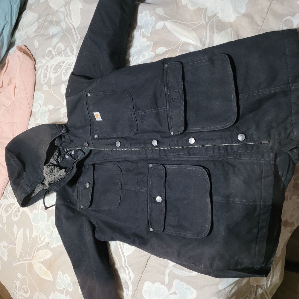Carhartt Women's Black Hooded Jacket